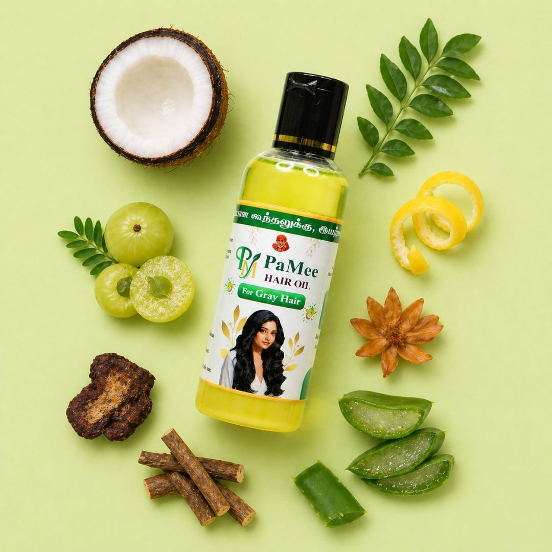 PaMee Hair Oil for Gray Hair
